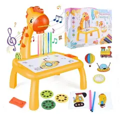 GENERICO - JUEGO EDUCATIVO PARA NIÑOS +3 AÑOS/ MESA PROYECTORA 2 EN 1