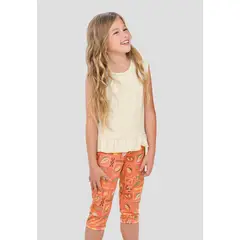 FORMAS INTIMAS - Pijama Infantil Femenino Crema Fi 110058