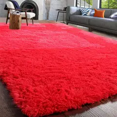 MY HOME STORE - Tapete Terciopelo Rojo
