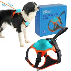 GENERICO - Pechera Arnés Con Correa De Seguridad Para Perro Talla S