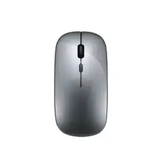 KIDSHOP - Mouse Inalámbrico Recargable W07 Gris