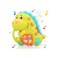 GENERICO - Dinosaurio Piano Musical Granja Animales + Baterias