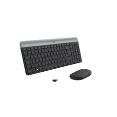 LOGITECH - Combo Mk470 Teclado Y mouse Negro Ingles