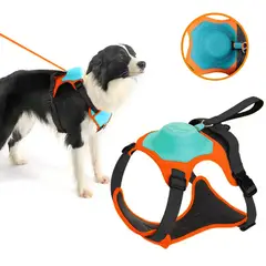 GENERICO - Pechera Arnés Con Correa De Seguridad Para Perro Talla XL