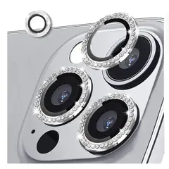 GENERICO - Protectores Cámara Lente Compatible iPhone 14 Pro y 14 Pro Max Plata