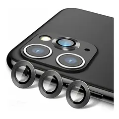 GENERICO - Protectores Cámara Lente Compatible iPhone 11 Pro y 11 Pro Max Plata