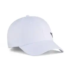 PUMA - Gorra Marca Ess Metal Original Blanco Hombre