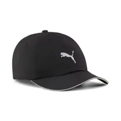 PUMA - Gorra Marca Unisex Running III Original Negro Hombre