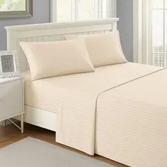 FAMILY HOME - Juego de Sabana Queen Sueños-Suaves / Beige