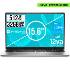 DELL - INSPIRON INTEL CORE I3 1215U SSD 512GB RAM 32GB LED 156 FHD LIC W11 HOME