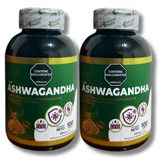 NATURAL ENERGY PRODUCTS - Ashwagandha ORIGINAL ESTRÉS CLARIDAD MENTAL CON INVIMA X2