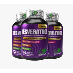 NATURAL ENERGY PRODUCTS - Resveratrol Con Invima 1000 Mg ORIGINAL AMERICANO X3