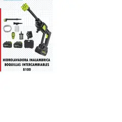 GENERICO - HIDROLAVADORA INALAMBRICABOQUILLAS INTERCAMBIABLES8100