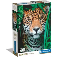 CLEMENTONI - Rompecabezas 500 Piezas Jaguar En La Selva