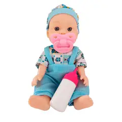 GENERICO - Muñeco Bebe Tetero Chupo Niñas Baby Infantil Juguete Pijama