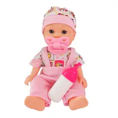 GENERICO - Muñeco Bebe Tetero Chupo Niñas Baby Infantil Juguete Pijama