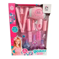 GENERICO - Juego Kit De Belleza Para Niñas Accesorios Juguetes Plancha