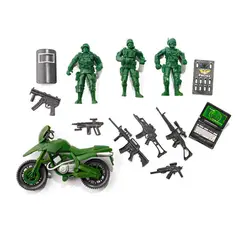 GENERICO - Soldados Militar Combo Juguete Niños Set Accesorios Rol