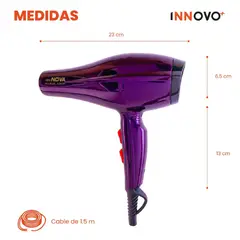 LANSINOH - Secador De Cabello Alta Potencia 5000W Nova 9026 Original