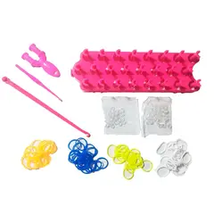 GENERICO - Set Kit Hacer Pulseras Collares Niña Style Ligas Canasta