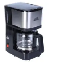 GENERICO - Cafetera 6 tazas con jarra de vidrio