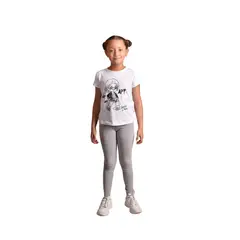 BIGBOYS - Leggins Unicolor Gris Jaspe Niña