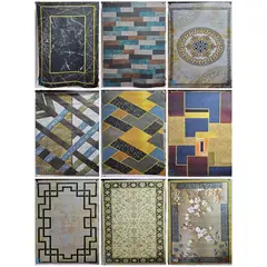 GENERICO - Alfombra Moderna Diseños 2x150 m Tapete Elegante y Cómodo