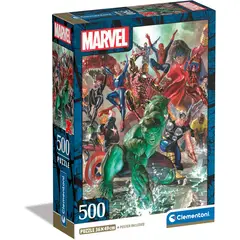 CLEMENTONI - Rompecabezas 500 Piezas Universo Marvel Adultos