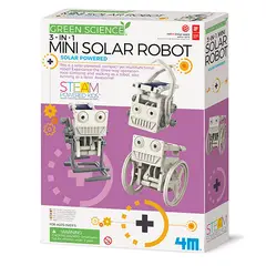 4M - MINI ROBOTS 3 EN 1 SOLARES