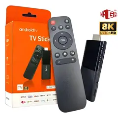 AMERICAN GENERICS - Convertidor Android TV Stick 8K Full HD MAGIS con Asistente de Voz