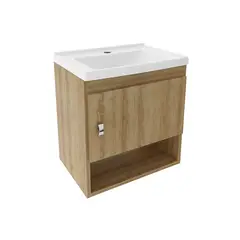 MUEBLES 2020 - Mueble de baño con lavamanos Linz Almendra