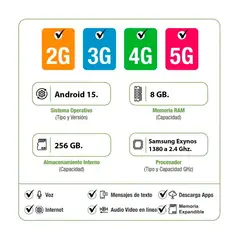 SAMSUNG - Celular A 26 256 Gb / 8 Ram 5 g Color Negro