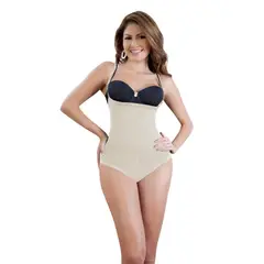 ITALIANA - Body Faja control suave strapless moldeador cintura y abdomen beige