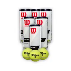 WILSON - Combo 6 Tarros Pelotas de Tenis Grand Slam X3P