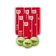 WILSON - Combo 6 Tarros Pelotas de Pádel Performance X3P