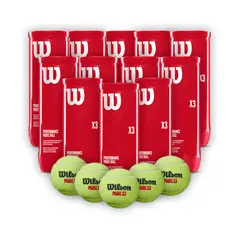 WILSON - Combo 12 Tarros Pelotas de Pádel Performance X3P