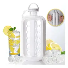 GENERICO - Hielera Molde De Cubos De Hielo Botella Portátil Bebidas