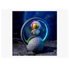 INNOVA - Lámpara Astronauta Flotante Parlante Bluetooth 5.0 Luz Multicolor Rgb