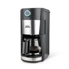 HOME ELEMENTS - Cafetera He-cm1419n Con Moledor Negro 12 Tazas