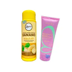 ANYELUZ - Anyeplex y Crema para Peinar de Banano