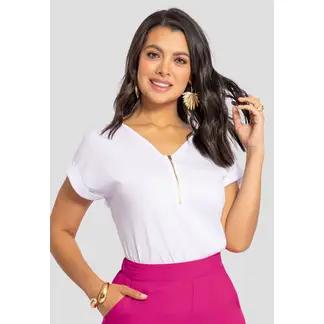 MARKETING PERSONAL - Blusa Mujer Blanco Mp 110425