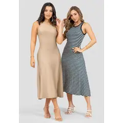 MARKETING PERSONAL - Vestido Paq X2 Mujer Multicolor Mp 110497