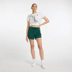 NEW BALANCE - Pantaloneta Original Athletics Verde Para Mujer