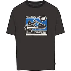 NEW BALANCE - Camisa Deportiva Original Good Negro Hombre