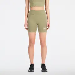 NEW BALANCE - Pantaloneta Original Essentials Verde Mujer