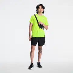 NEW BALANCE - Camisa Deportiva Accelerate Verde Para Hombre