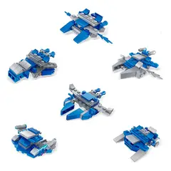 GENERICO - Juguete Armable Nave Espacial Sorpresa Armatodo Star X 1und