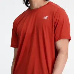 NEW BALANCE - Camisa Deportiva Accelerate Rojo Para Hombre
