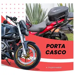 GENERICO - Porta Casco Moto Impermeable Morral Silla Maleta