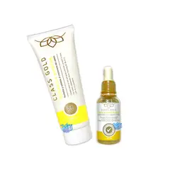 CLASS GOLD - Mascarilla Nutritiva y Tonico Aclarante
